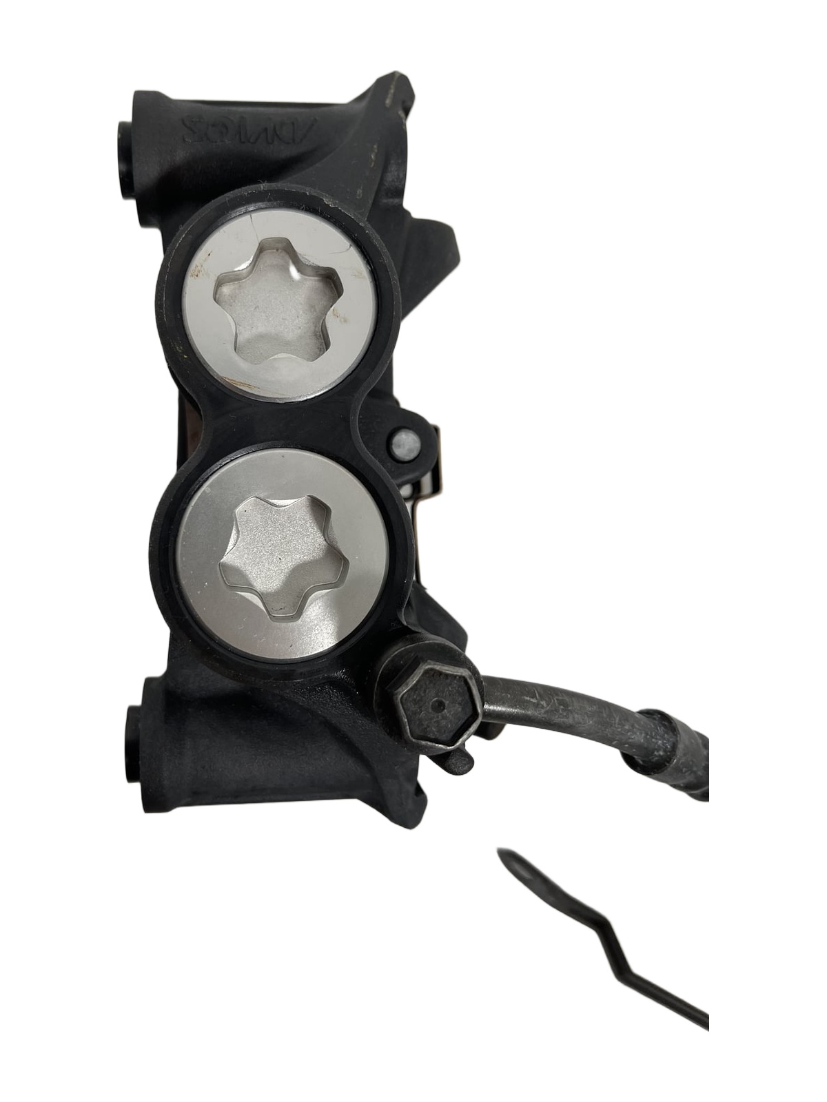 Coppia pinze freno anteriore Yamaha T-Max  560cc 2021 Antracite usato — foto reale 13