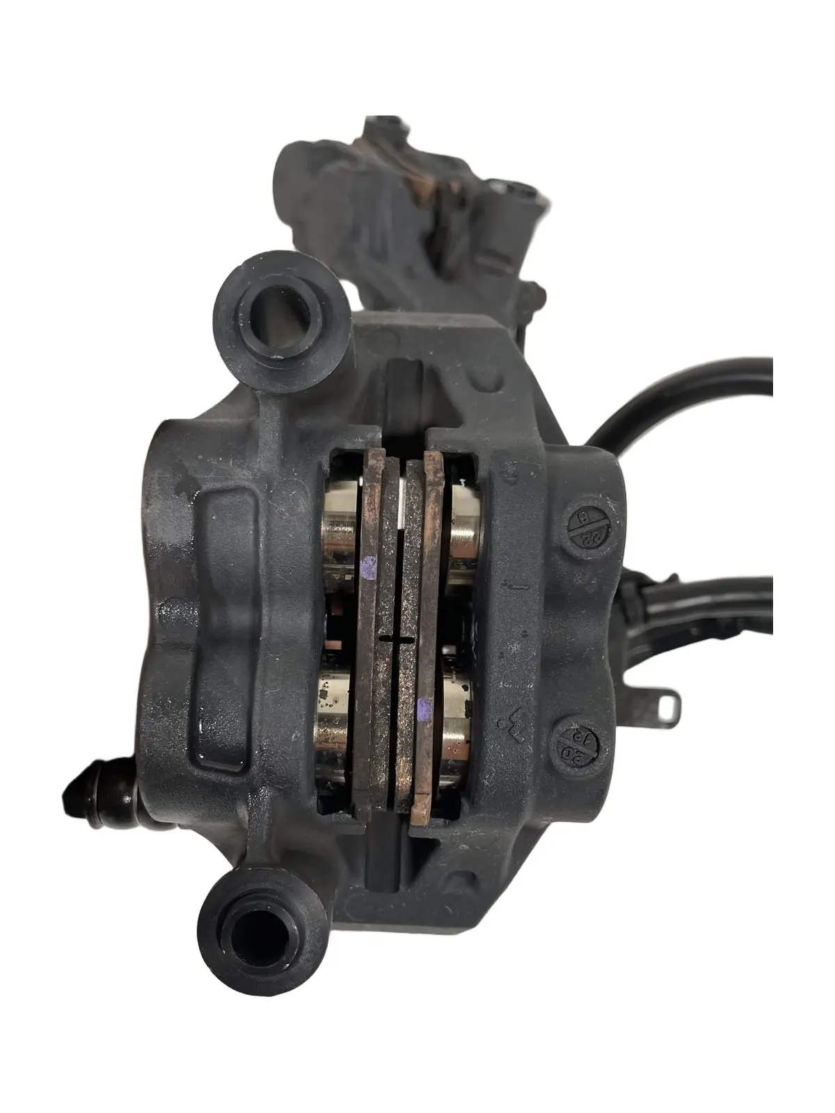 Coppia pinze freno anteriore Yamaha T-Max  560cc 2021 Antracite usato — foto reale 4