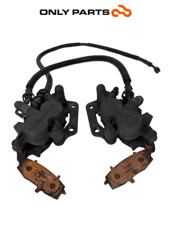 COPPIA PINZE FRENO ANTERIORI DESTRO SINISTRO KAWASAKI Z 750CC 2004 CALIPERS SET