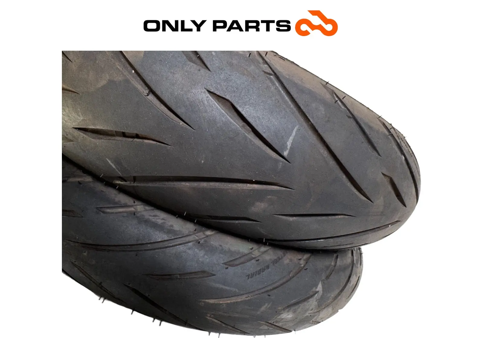 Coppia pneumatici Aprilia RS 457cc 2024 usato — foto reale 2