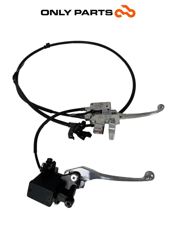 Pompa freno anteriore DX + leva freno posteriore SX con cavi Honda Sh 125cc 2004