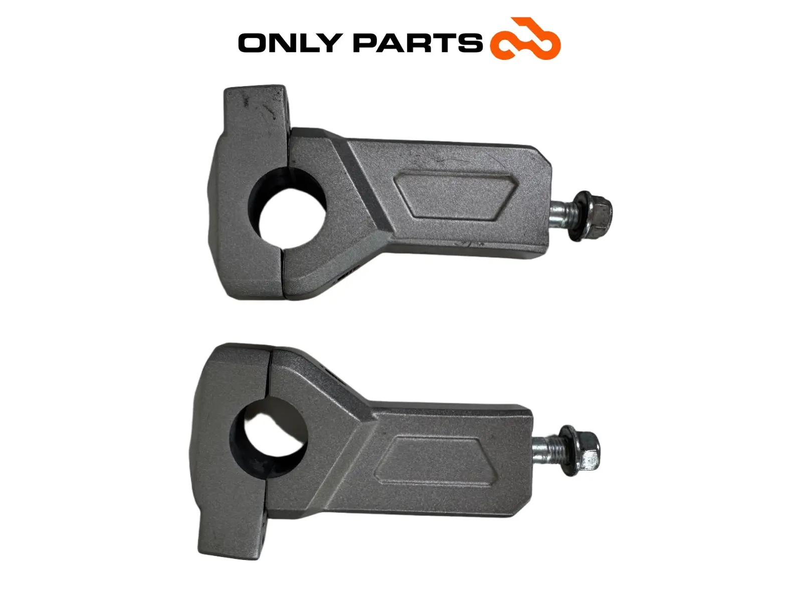 Coppia riser supporti manubrio Yamaha Tracer 900cc 2019 Nero usato — foto reale 2