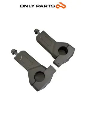 Coppia riser supporti manubrio Yamaha Tracer 900cc 2019 Nero usato — foto reale 3