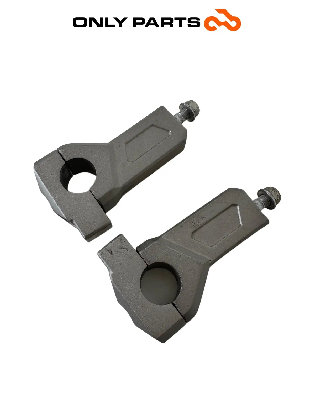 Coppia riser supporti manubrio Yamaha Tracer 900cc 2019 Nero usato — foto reale 4