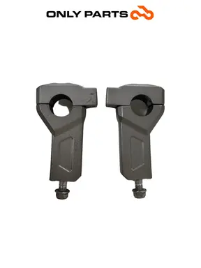 Coppia riser supporti manubrio Yamaha Tracer 900cc 2019 Nero usato — foto reale 7