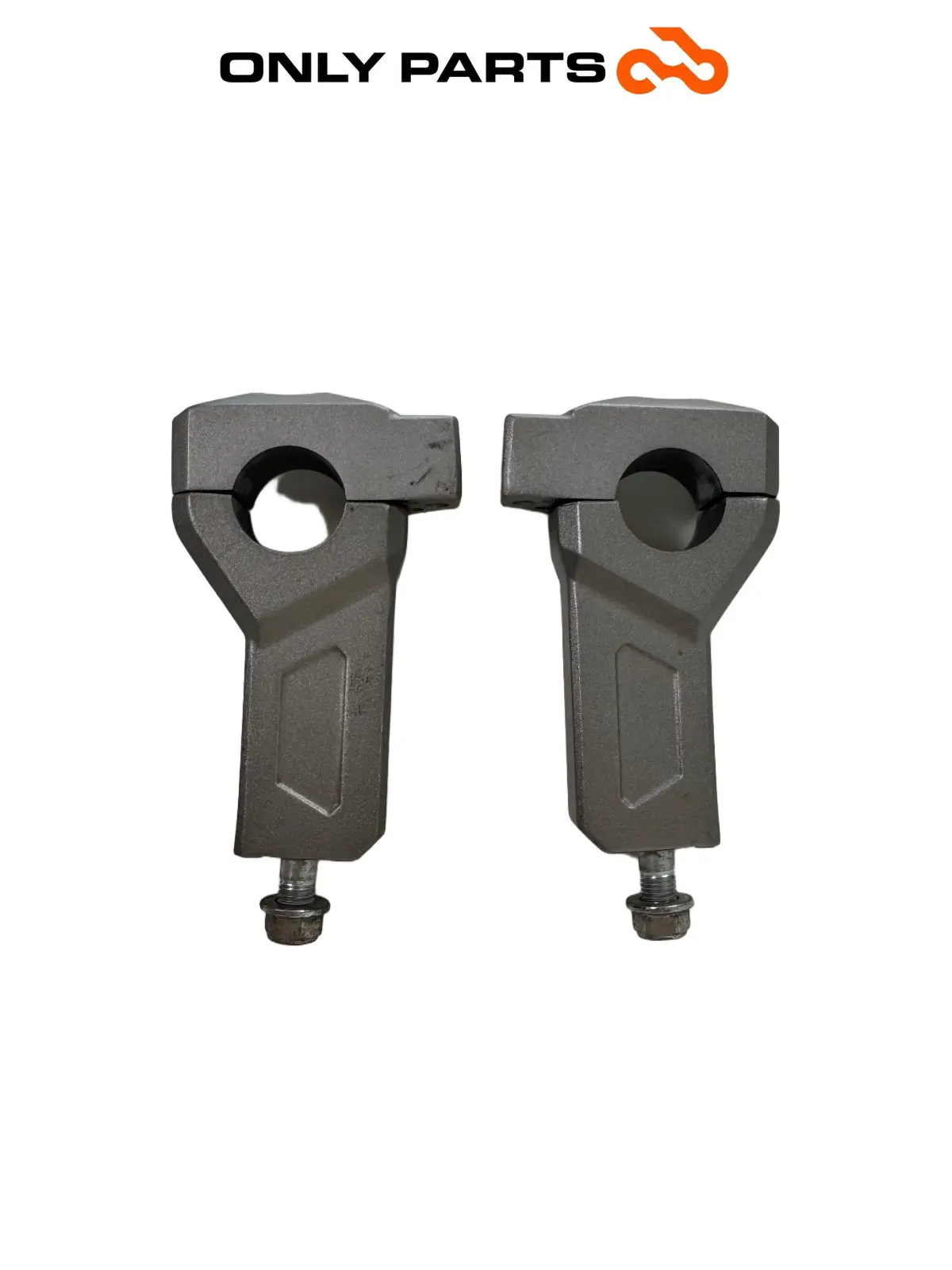 Coppia riser supporti manubrio Yamaha Tracer 900cc 2019 Nero usato — foto reale 7