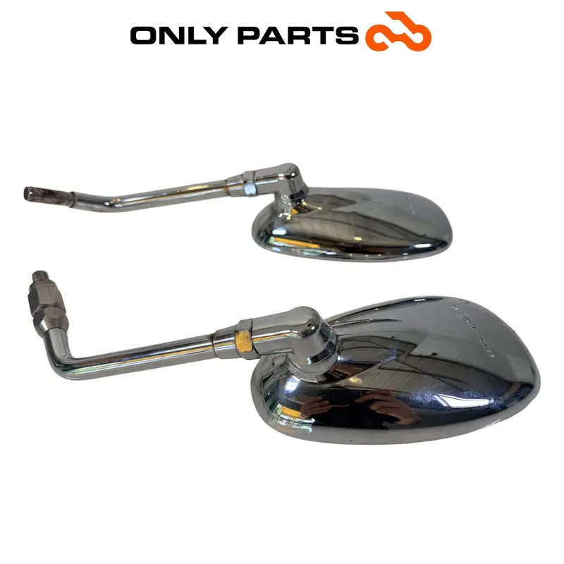 COPPIA SPECCHIETTI RETROVISORI CROMATI APRILIA SCARABEO 300 2010 / REAR MIRRORS — 3