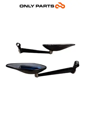 Coppia specchietti retrovisori KTM Super Duke 990cc 2006 Nero/Arancione usato — foto reale 7
