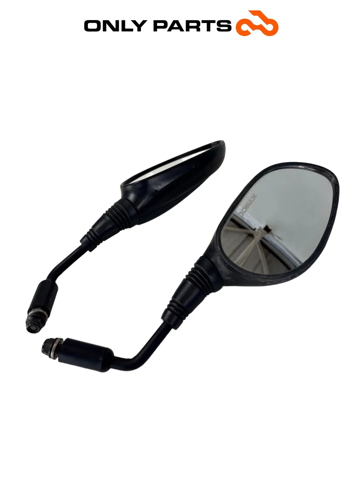 Coppia specchietti retrovisori Kymco Agility  125cc 2015 Nero usato — foto reale 6