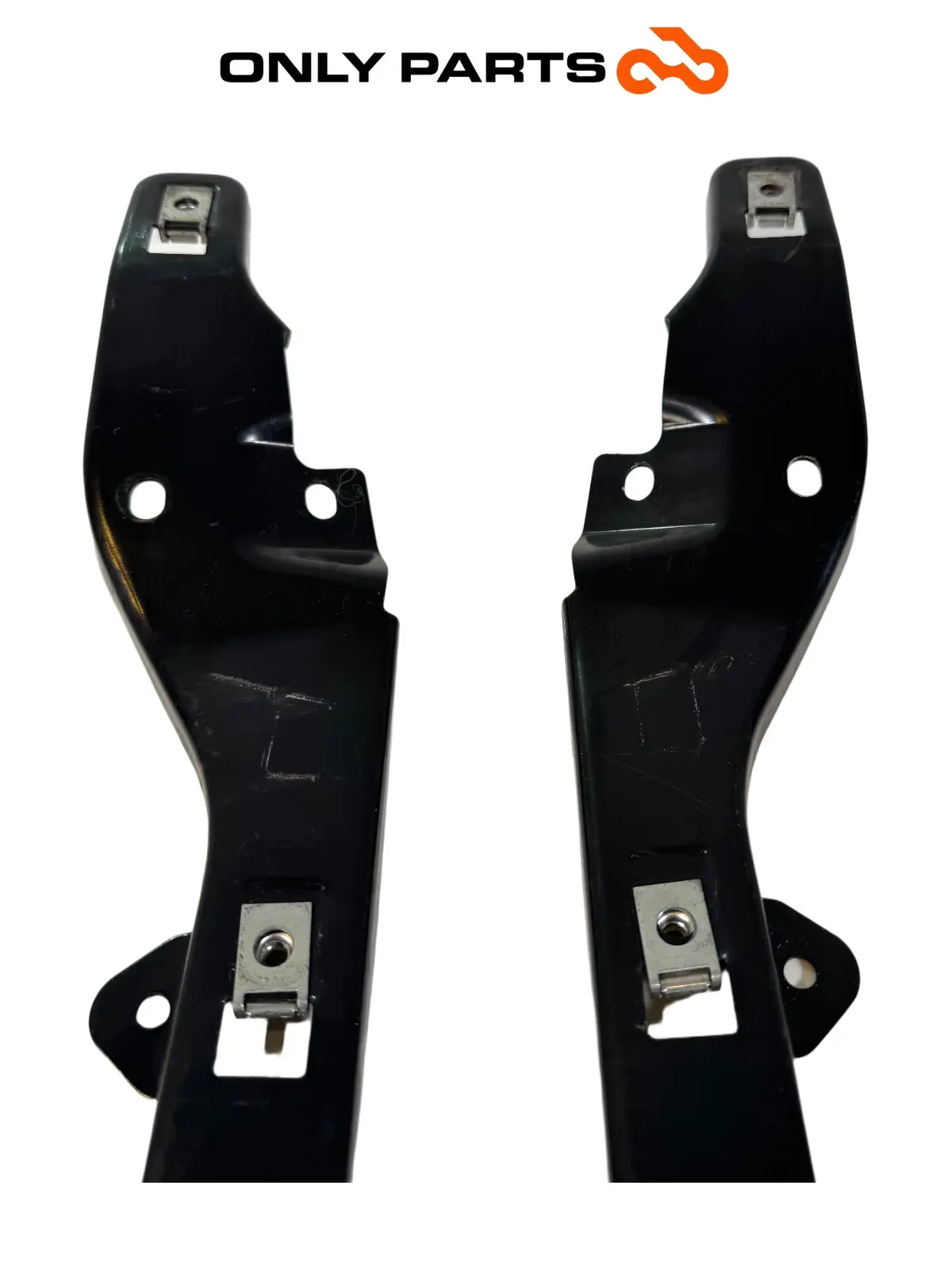 coppia staffe supporto pedana Piaggio MP3 250cc 2009 Grigio usato — foto reale 7