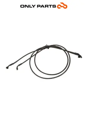 Coppia tubi freno anteriori in treccia Quadro 350 S 2013 Nero usato — foto reale 3