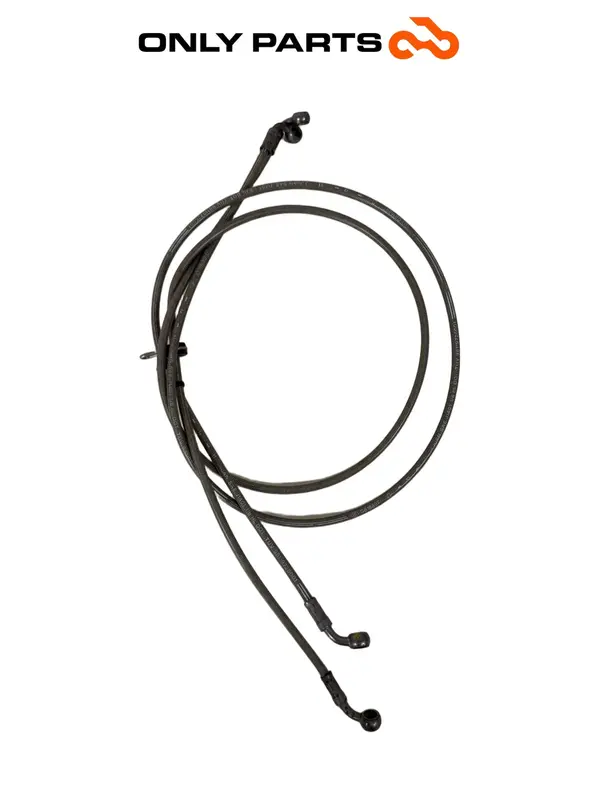 Coppia tubi freno anteriori in treccia — 4