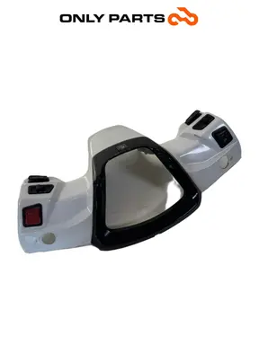 Coprimanubrio posteriore 53206-LGE5-E000 con interruttori Kymco People GTi 300 2014 Kymco People GTi 300cc 2014 Bianco usato — foto reale 7