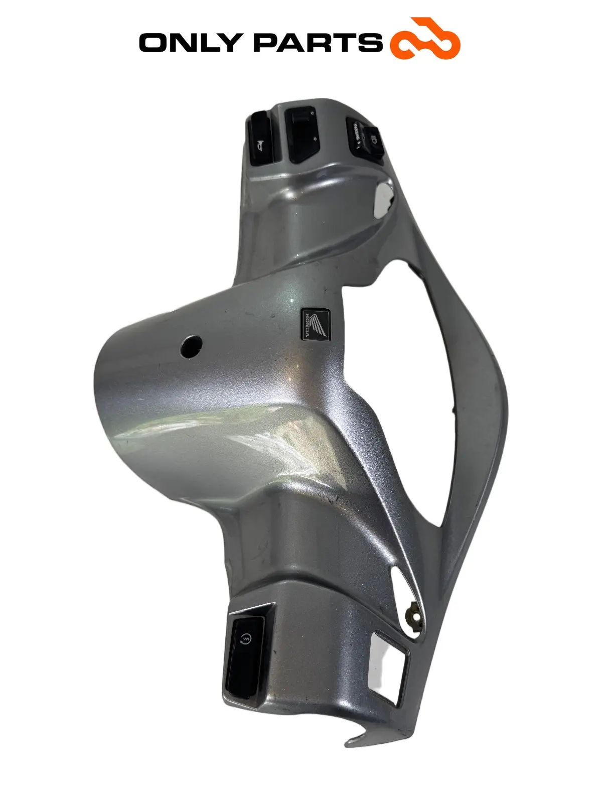 Cornice cruscotto cover strumentazione Honda SH 300i 2008 Grigio usato — foto reale 4