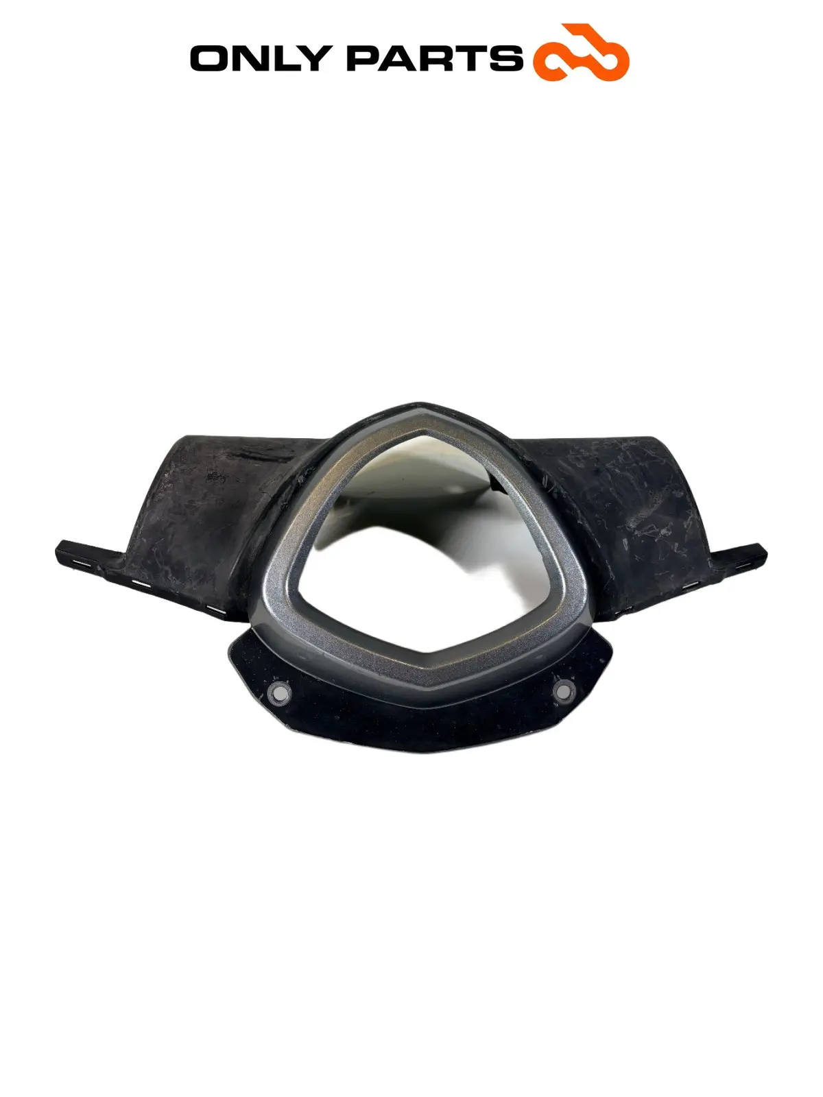 Cornice cruscotto cover strumentazione Kymco Agility  125cc 2015 Nero usato — foto reale 4