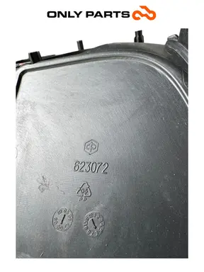 Cornice cruscotto cover strumentazione Piaggio MP3 250cc 2009 Grigio usato — foto reale 12