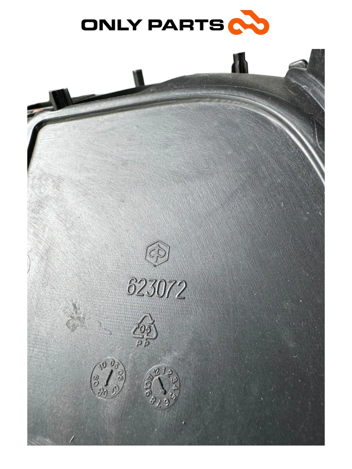 Cornice cruscotto cover strumentazione Piaggio MP3 250cc 2009 Grigio usato — foto reale 12