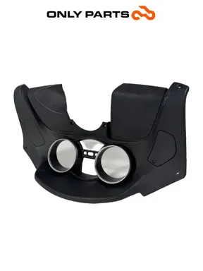 Cornice cruscotto cover strumentazione Piaggio MP3 250cc 2009 Grigio usato — foto reale 2