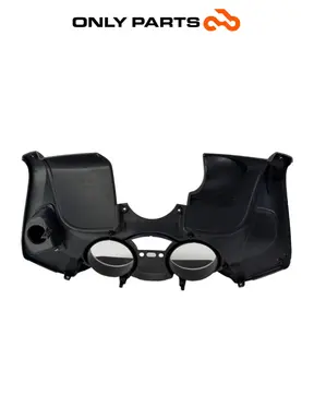Cornice cruscotto cover strumentazione Piaggio MP3 250cc 2009 Grigio usato — foto reale 4