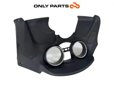 Cornice cruscotto cover strumentazione Piaggio MP3 250cc 2009 Grigio usato — foto reale 6