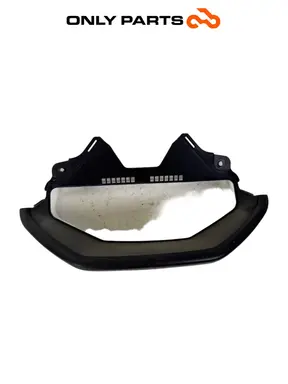 Cornice cruscotto cover strumentazione Suzuki Burgman 650cc 2010 Bianco usato — foto reale 4