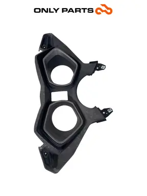 Cornice cruscotto cover strumentazione Yamaha X-max 125cc 2014 Grigio opaco usato — foto reale 1