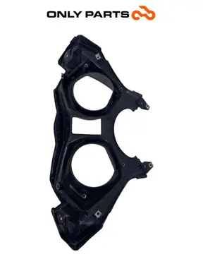 Cornice cruscotto cover strumentazione Yamaha X-max 125cc 2014 Grigio opaco usato — foto reale 2