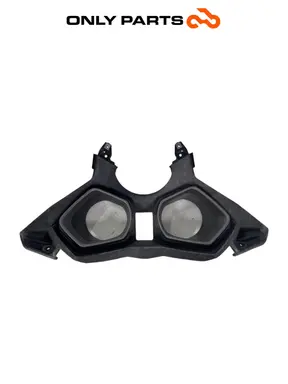 Cornice cruscotto cover strumentazione Yamaha X-max 125cc 2014 Grigio opaco usato — foto reale 4