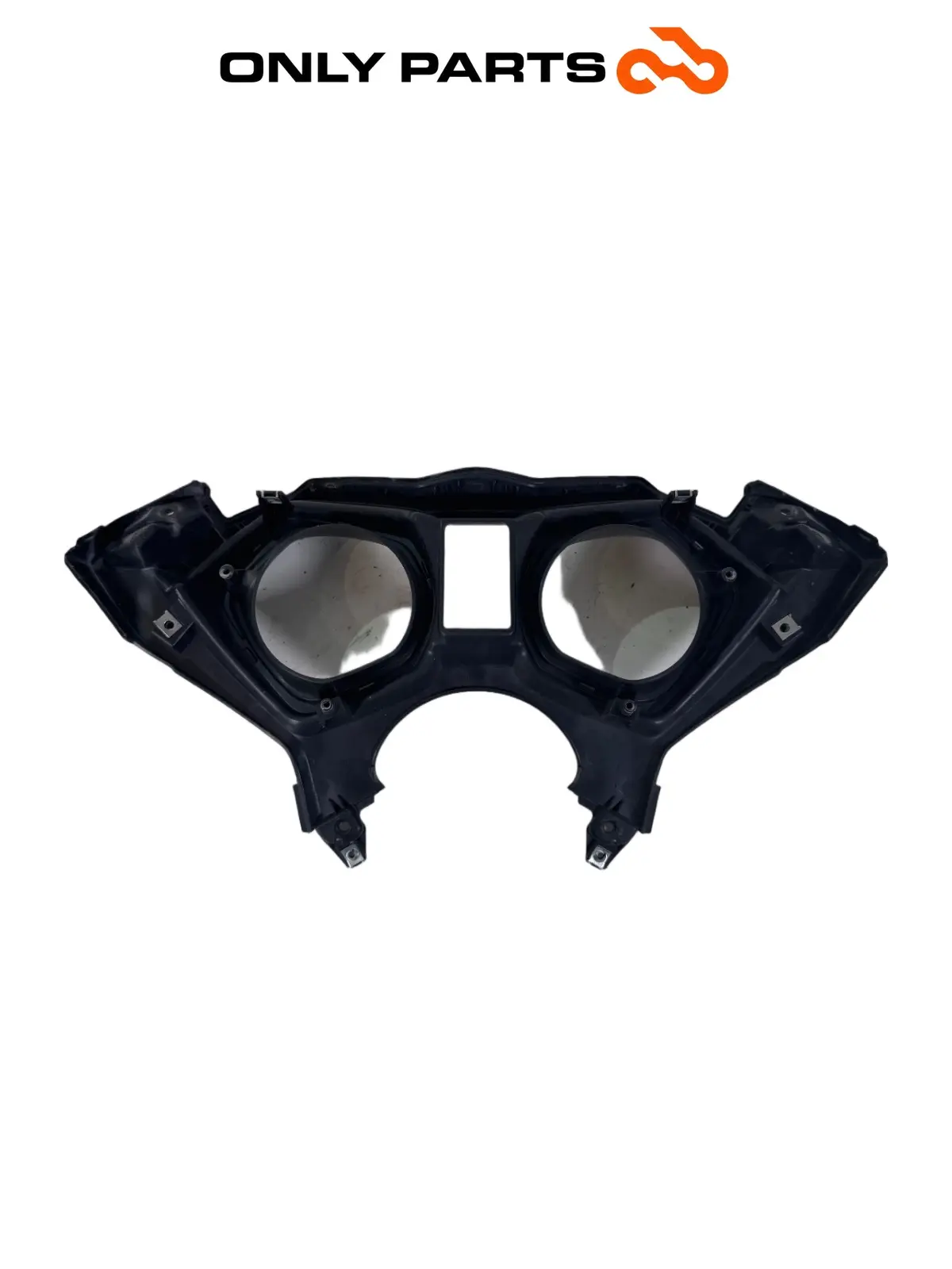 Cornice cruscotto cover strumentazione Yamaha X-max 125cc 2014 Grigio opaco usato — foto reale 6