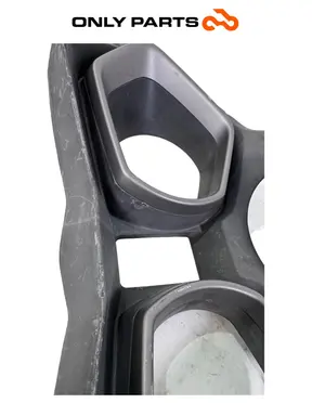 Cornice cruscotto cover strumentazione Yamaha X-max 125cc 2014 Grigio opaco usato — foto reale 8