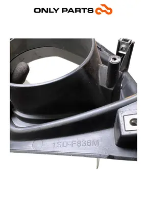 Cornice cruscotto cover strumentazione Yamaha X-max 125cc 2014 Grigio opaco usato — foto reale 9