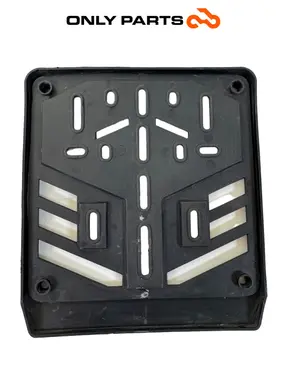 Portatarga in plastica Tonymoto accessorio aftermarket Kymco People GTi 300 2014 Kymco People GTi 300cc 2014 Bianco usato — foto reale 7