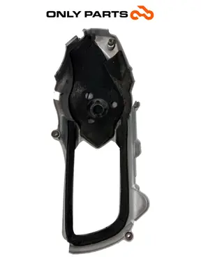 Cover carter trasmissione Piaggio Mp3 Yourban 300cc 2013 Bianco usato — foto reale 6