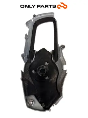 Cover carter trasmissione Piaggio Mp3 Yourban 300cc 2013 Bianco usato — foto reale 8