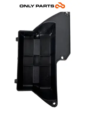 Cover copri batteria Piaggio Beverly Police 300cc 2018 Nero usato — foto reale 4