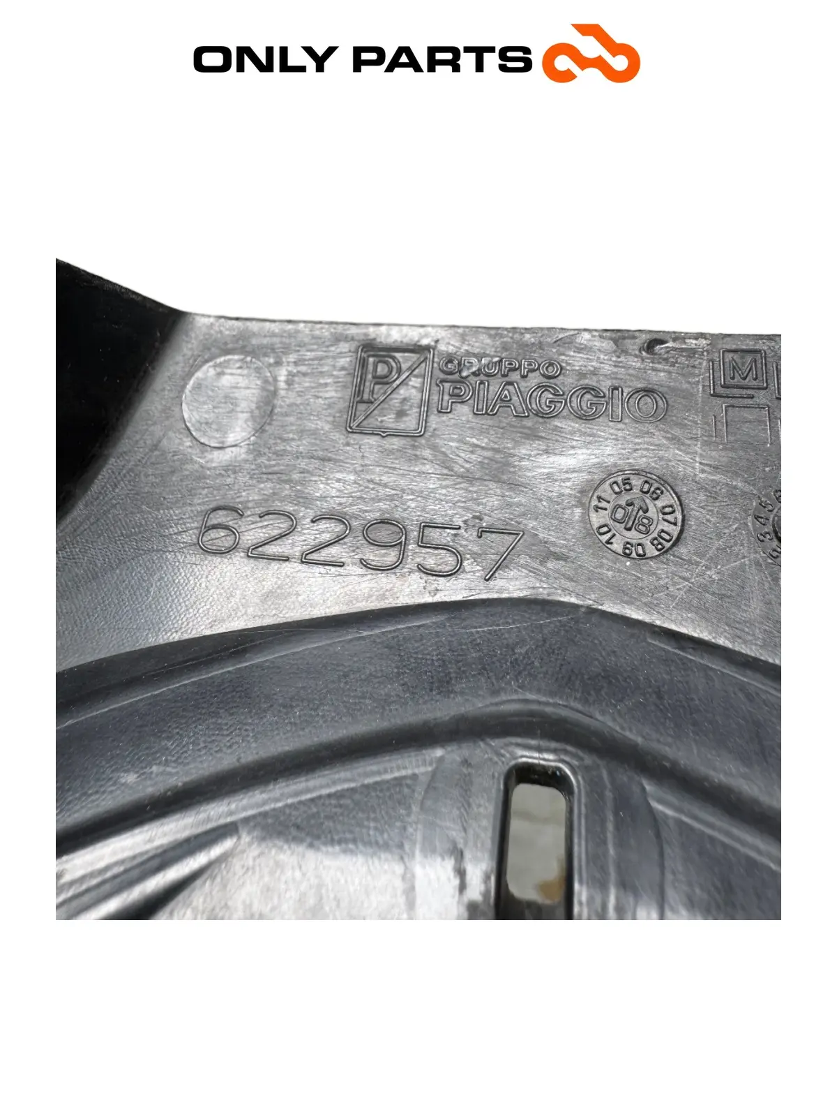 Cover manubrio esterna Piaggio MP3 250cc 2009 Grigio usato — foto reale 10