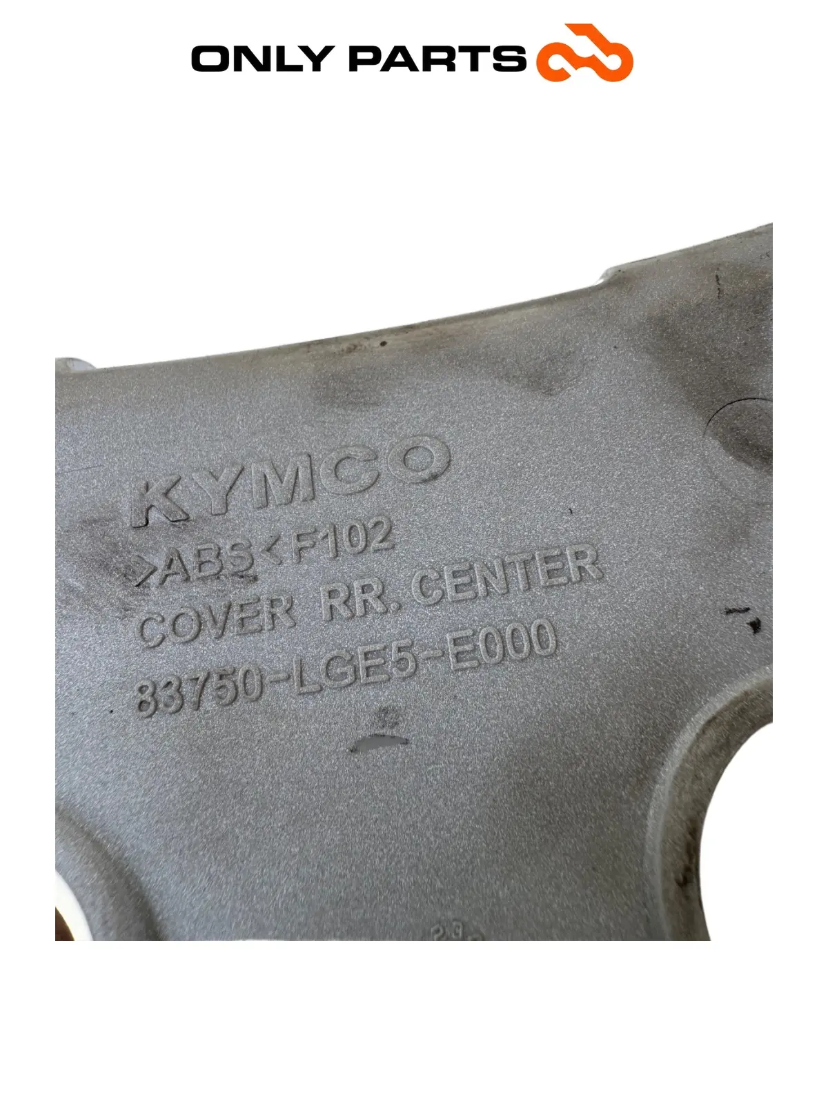 Cover posteriore centrale 83750-LGE5-E000 Kymco People GTi 300 2014 (rear center cover) Kymco People GTi 300cc 2014 Bianco usato — foto reale 7