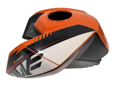 Cover serbatoio KTM Duke 200cc 2012 Arancione usato — foto reale 1