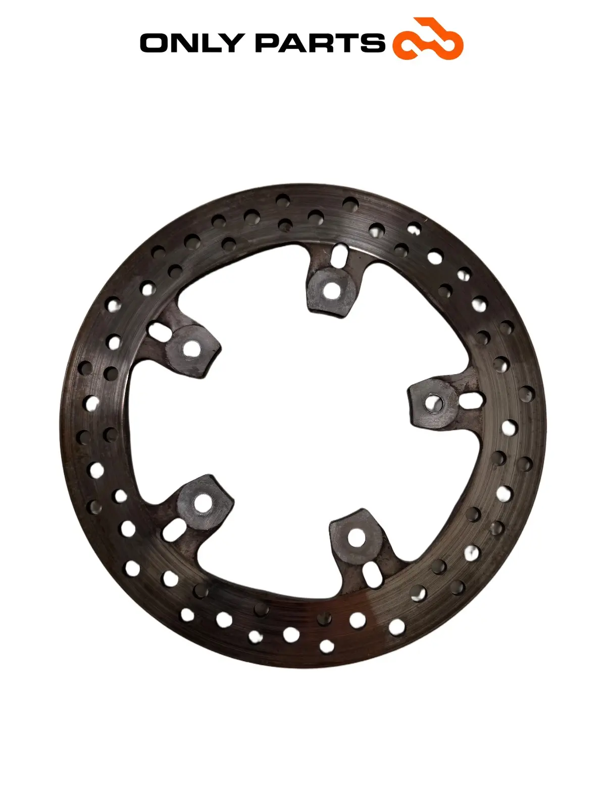 Disco freno posteriore KTM Super Duke 990cc 2006 Nero/Arancione usato — foto reale 11