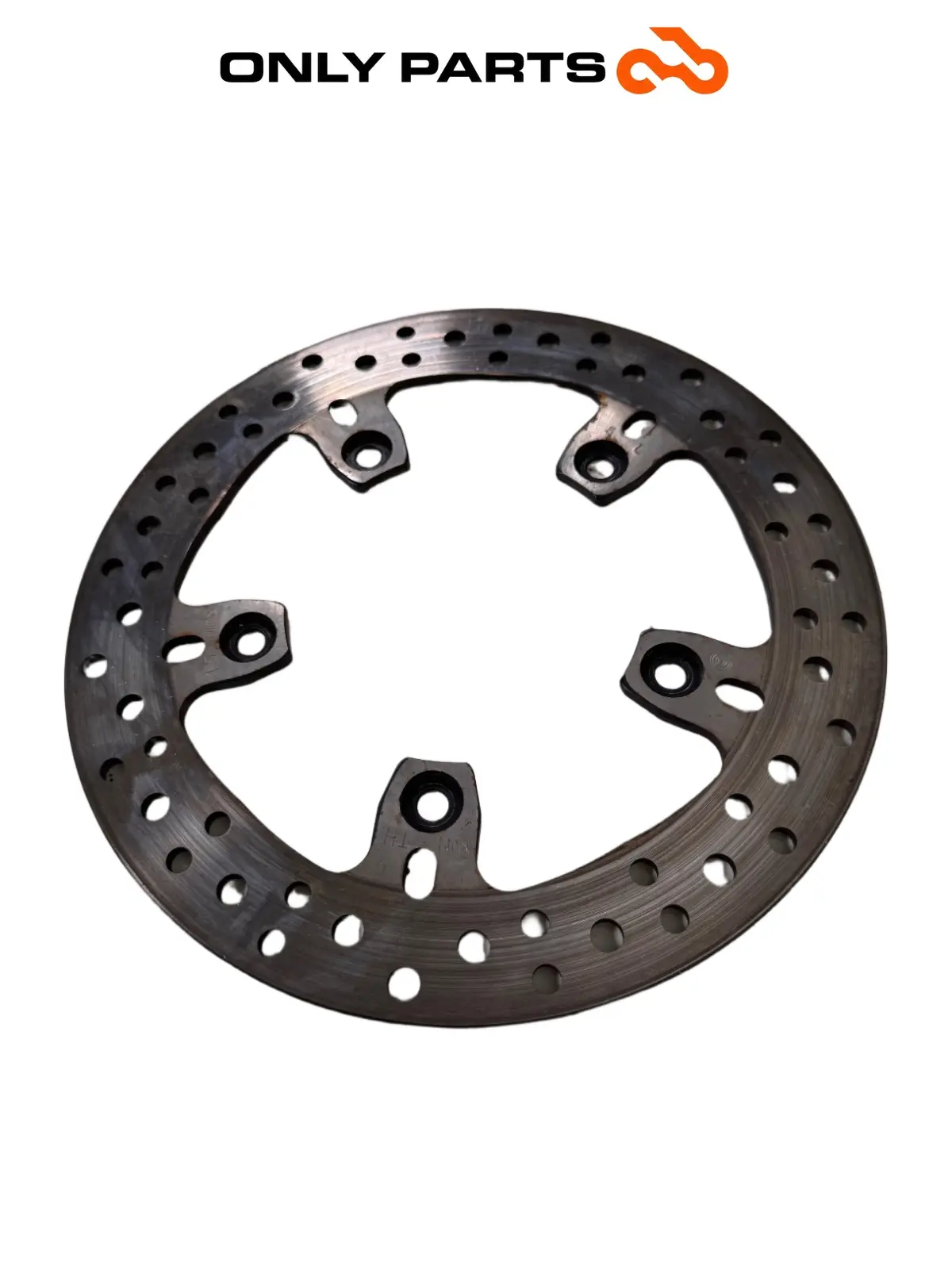 Disco freno posteriore KTM Super Duke 990cc 2006 Nero/Arancione usato — foto reale 5