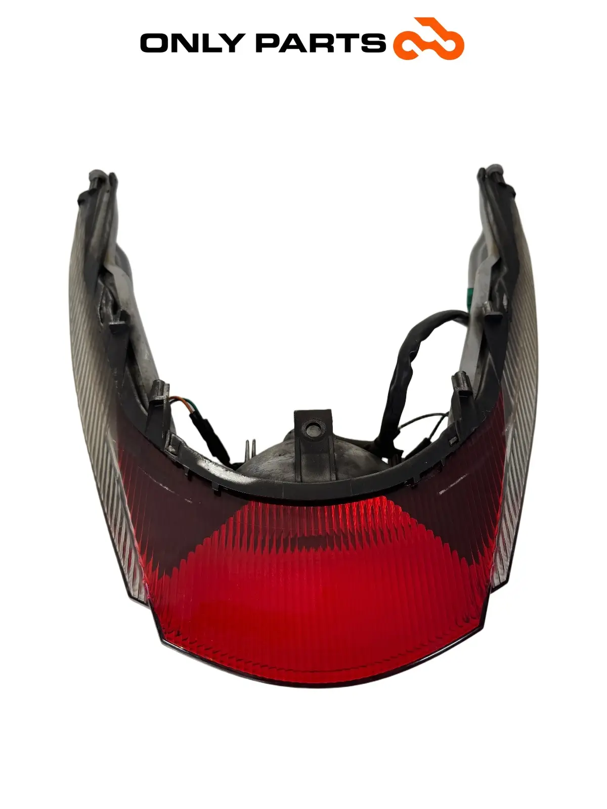 Fanale posteriore con frecce integrate, portalampada e cablaggio Kymco People GTi 300cc 2014 Bianco usato — foto reale 7