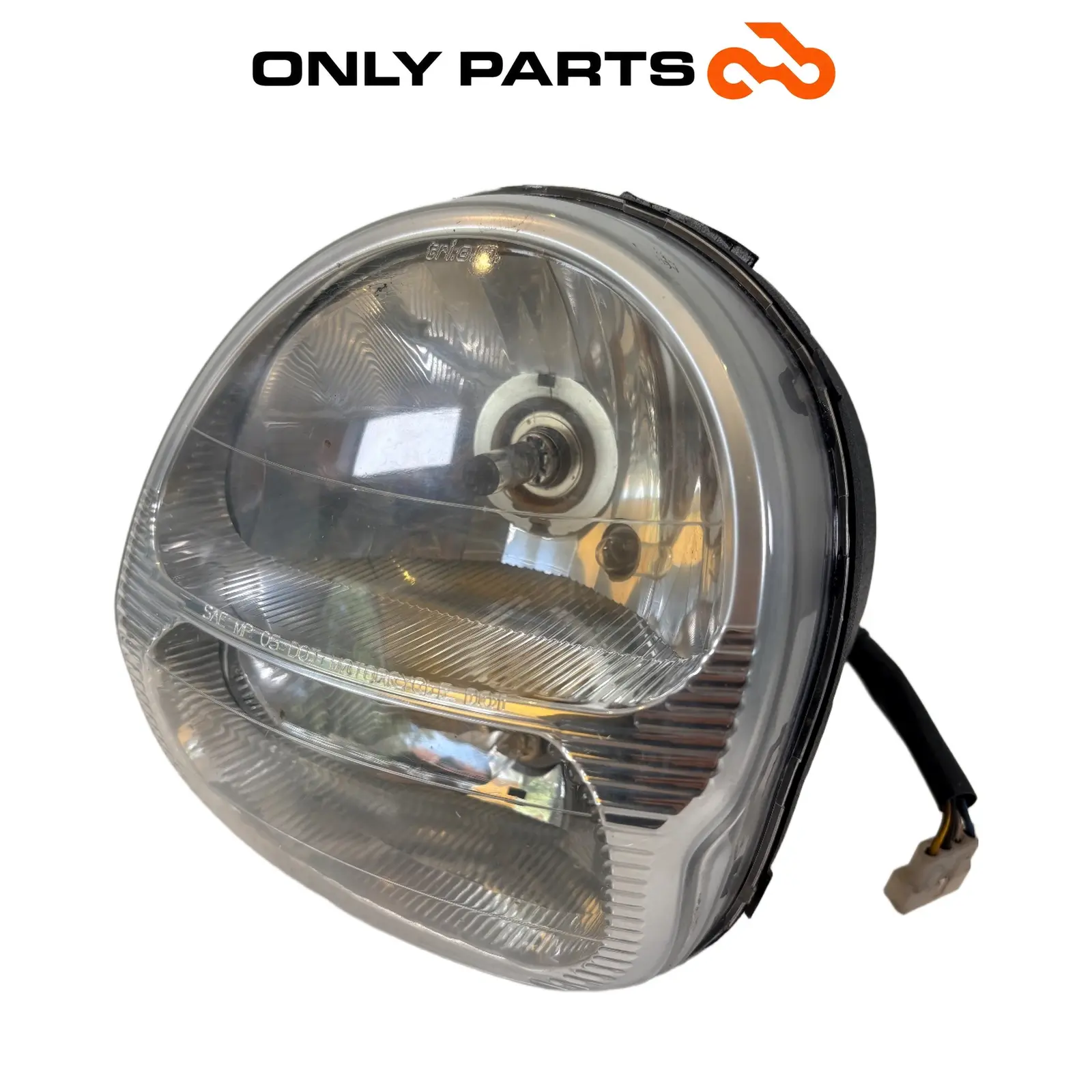 Faro anteriore Aprilia Scarabeo 300cc 2010 Bianco usato — foto reale 2