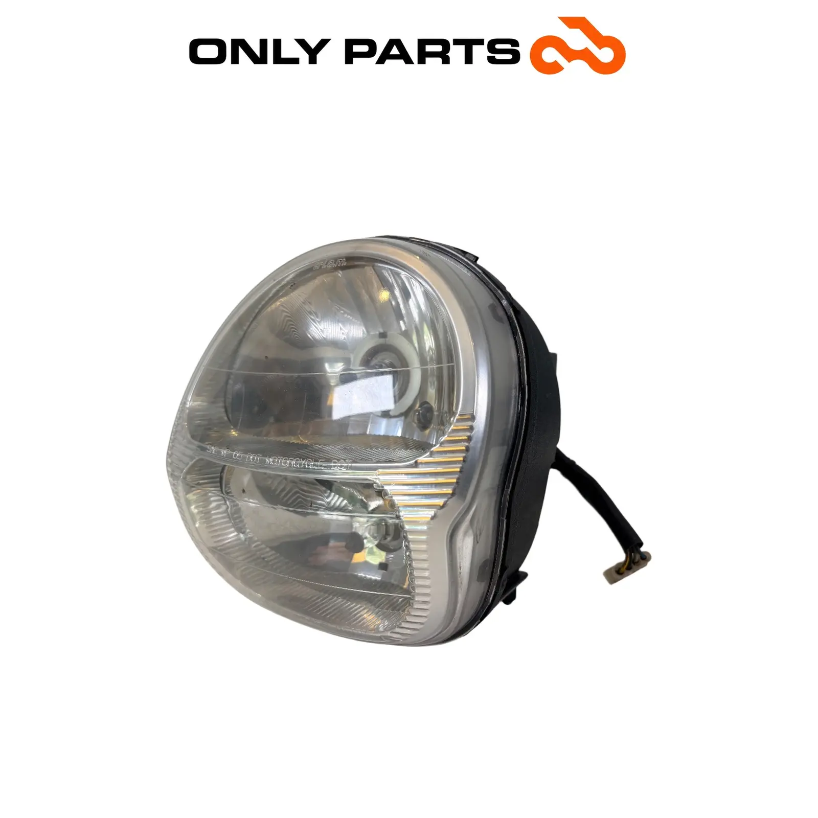 Faro anteriore Aprilia Scarabeo 300cc 2010 Bianco usato — foto reale 4