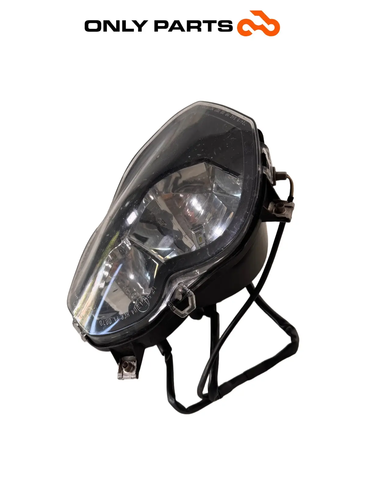 Faro anteriore KTM Super Duke 990cc 2006 Nero/Arancione usato — foto reale 2