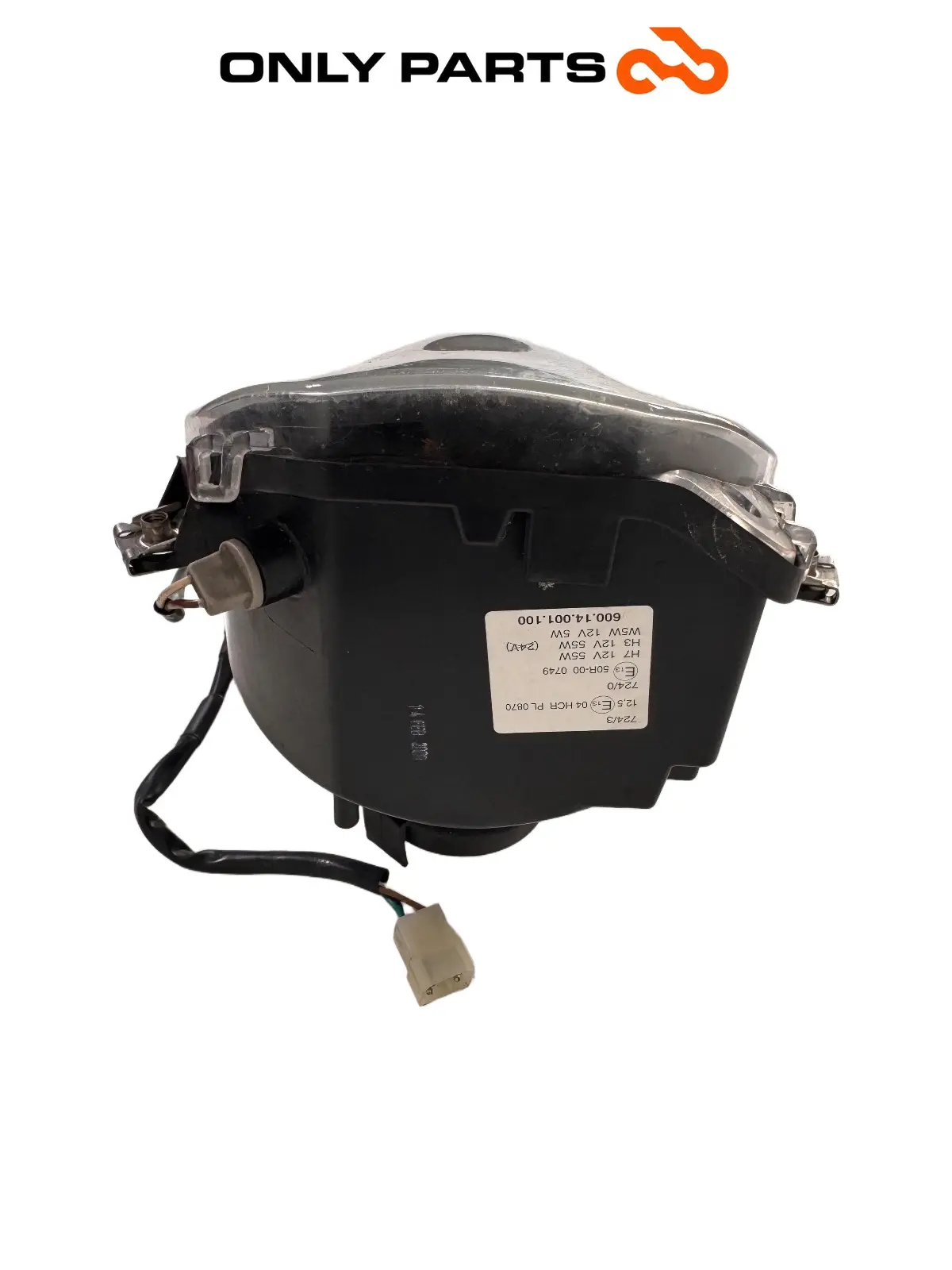 Faro anteriore KTM Super Duke 990cc 2006 Nero/Arancione usato — foto reale 6