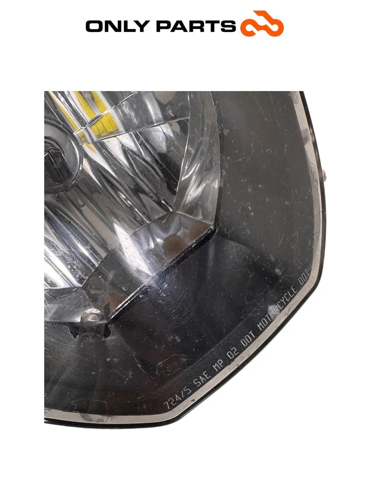 Faro anteriore KTM Super Duke 990cc 2006 Nero/Arancione usato — foto reale 8