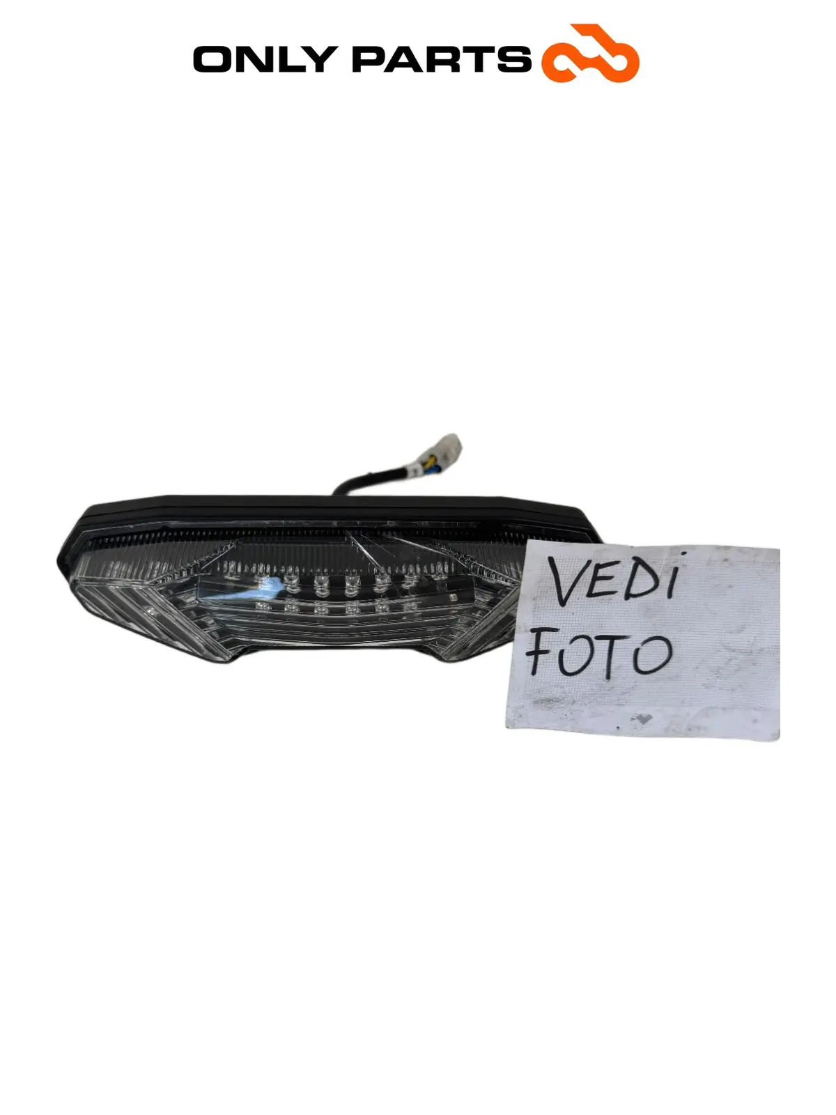 Faro fanale posteriore LED stop Yamaha Tracer 900cc 2019 Nero usato — foto reale 9