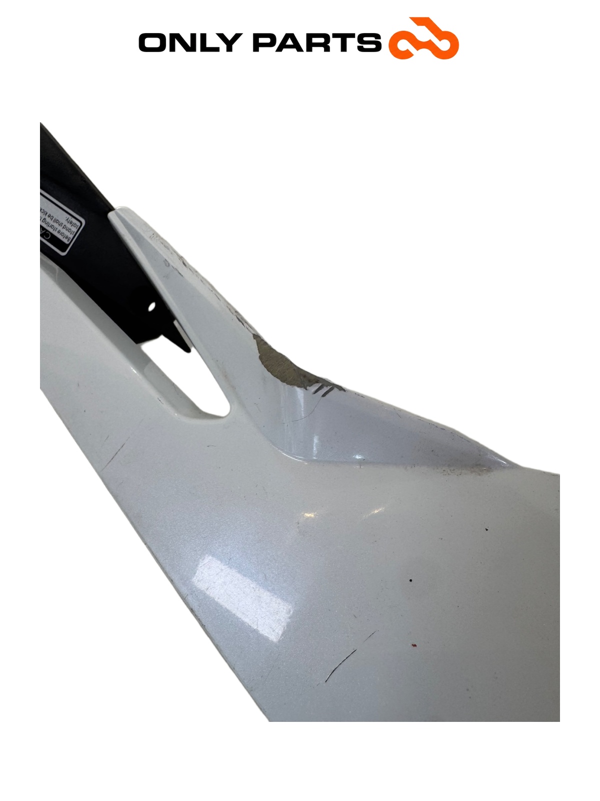 Fianchetto inferiore sinistra 64306-LGE5-E000 Kymco People GTi 300 2014 (left side skirt) Kymco People GTi 300cc 2014 Bianco usato — foto reale 6
