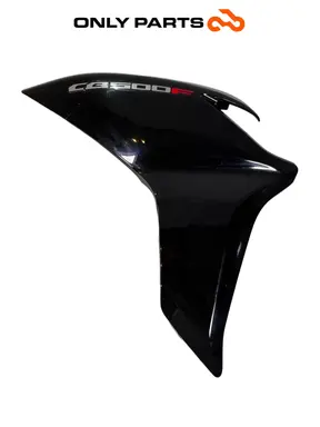 Fianchetto laterale DX / cover radiatore Honda CB 500 F 500cc 2014 Nero usato — foto reale 1