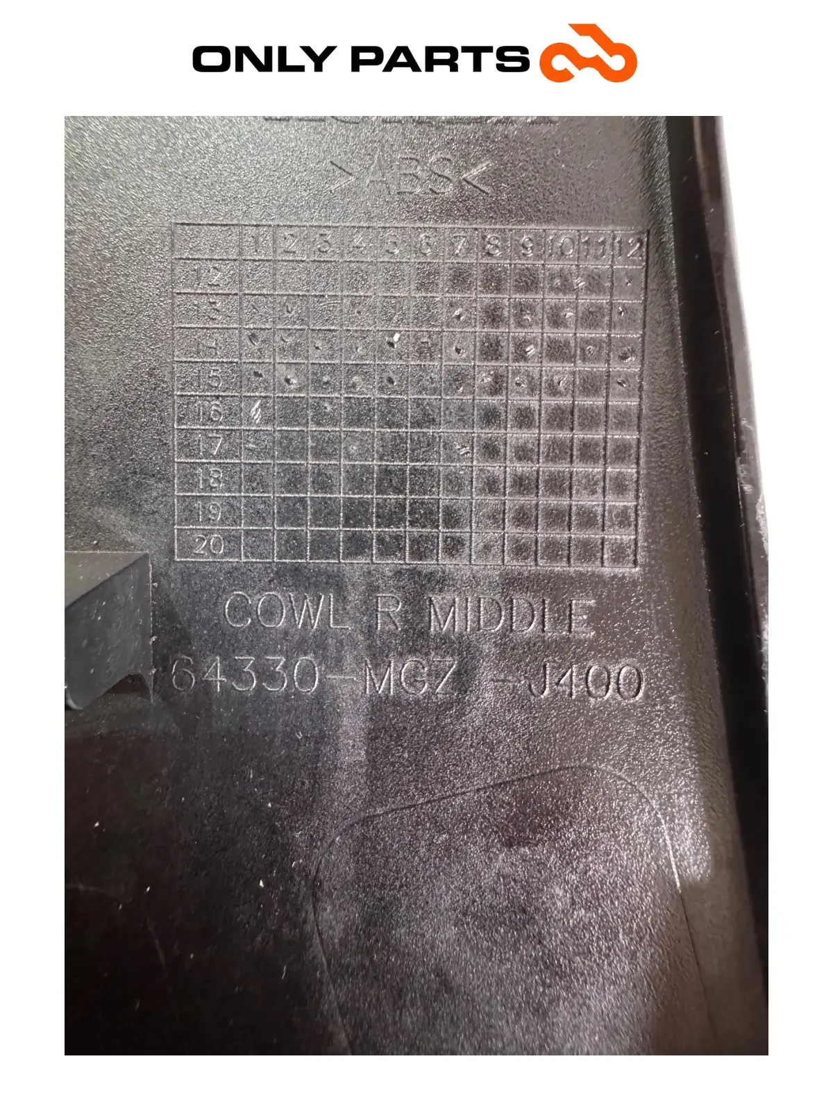 Fianchetto laterale DX / cover radiatore Honda CB 500 F 500cc 2014 Nero usato — foto reale 16